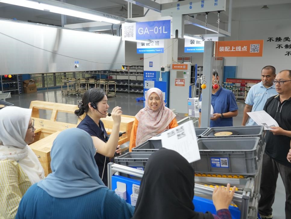 学员工厂走线岗前培训环节