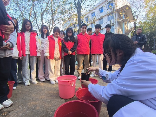 专业教师讲解栽培技术