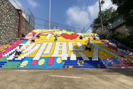 艺术学院开展“绘美校园·艺启未来”墙绘活动